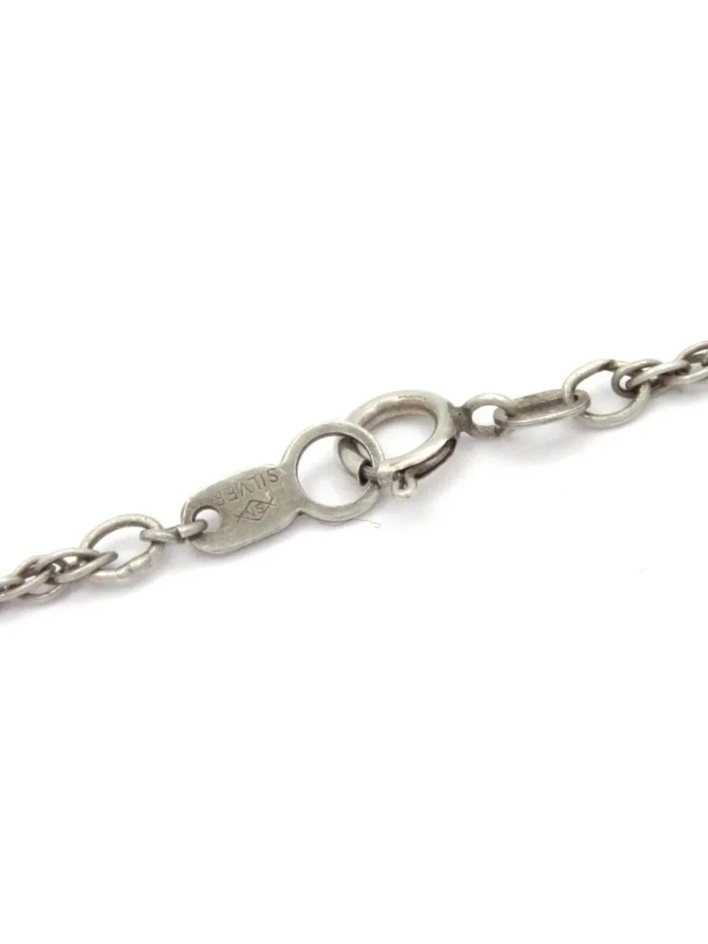 Tiffany & Co Necklace St Christopher Pendant Silver 18k Yellow Gold